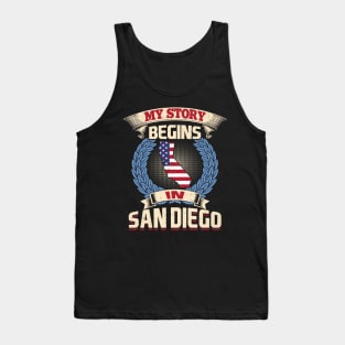 San Diego California Tshirt for Men, Women, & Kids Tank Top